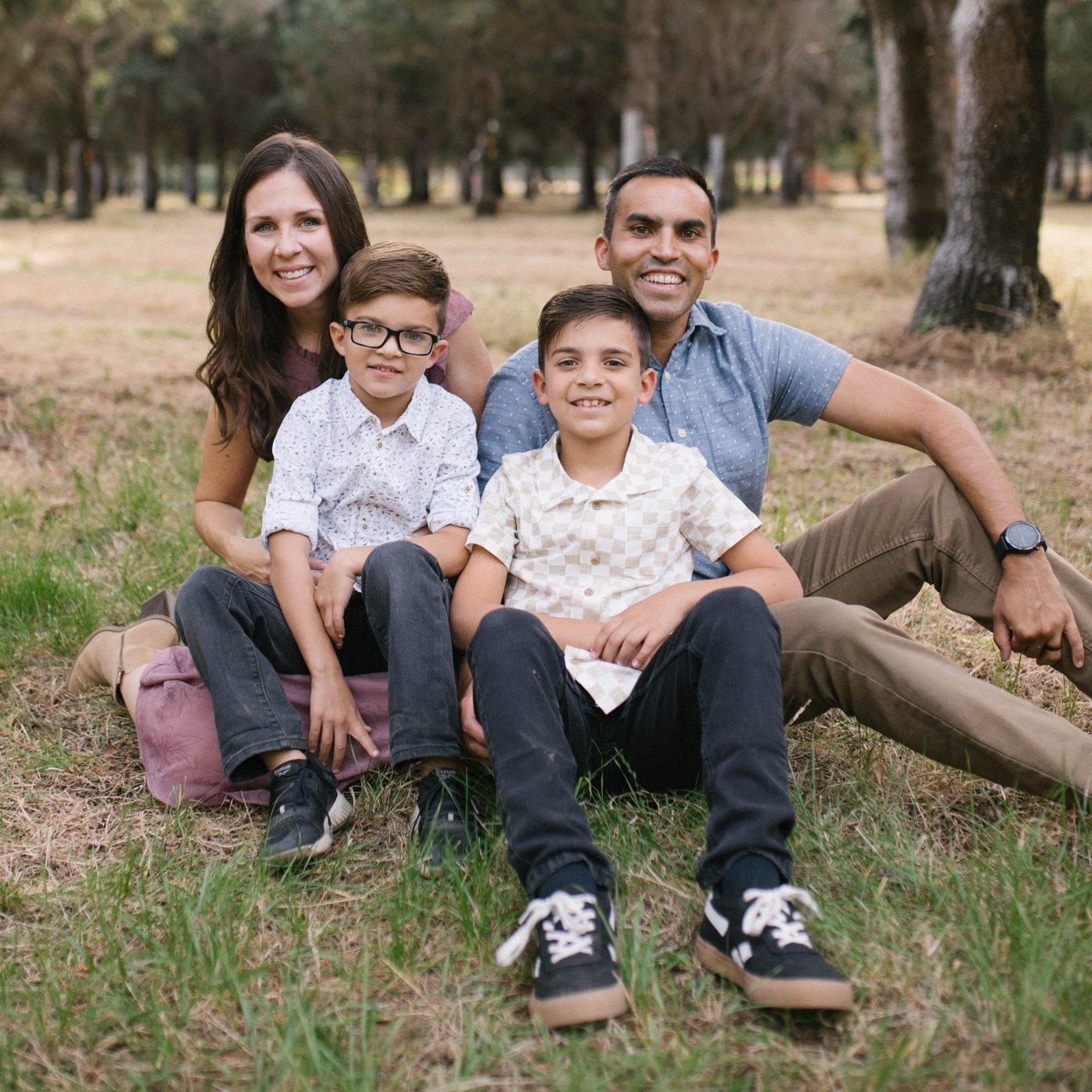 Image of Alan Hivale and his family